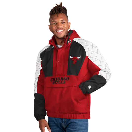 Chicago Bulls Starter Body Check 1/2 Zip Pullover Men's Jacket