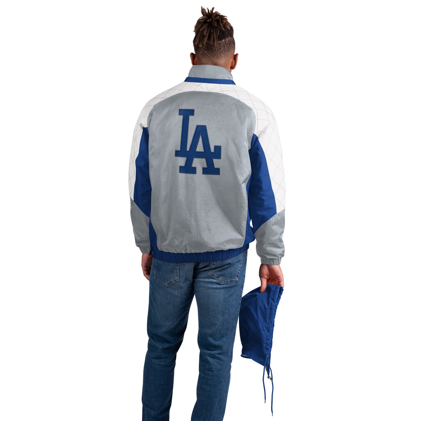 Los Angeles Dodgers Starter Body Check 1/2 Zip Pullover Men's Jacket