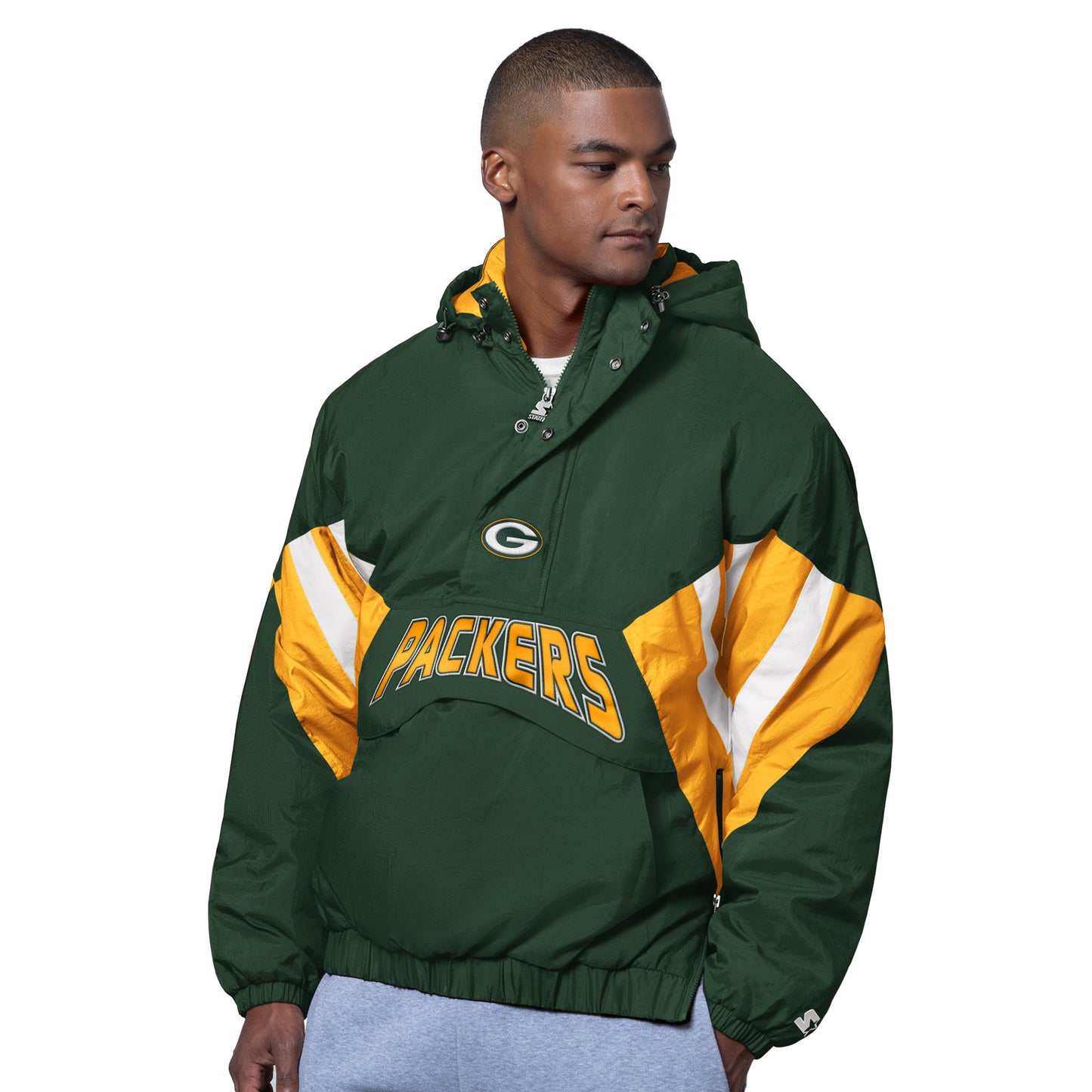 Green Bay Packers Starter Line Up Half Zip Pull Over