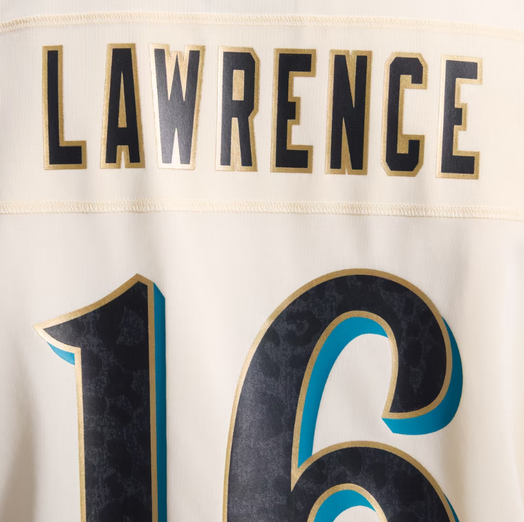 Jacksonville Jaguars  Nike #16 Trevor Lawrence Youth Rivalries Collection Game Jersey