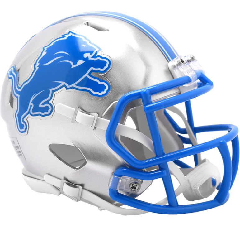 Detroit Lions NFL Speed Replica Mini Football Helmet Riddell