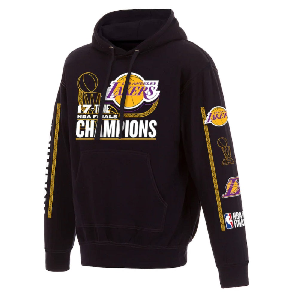 Los Angeles Lakers 17-Time NBA Finals Champions Pullover Hoodie - Black