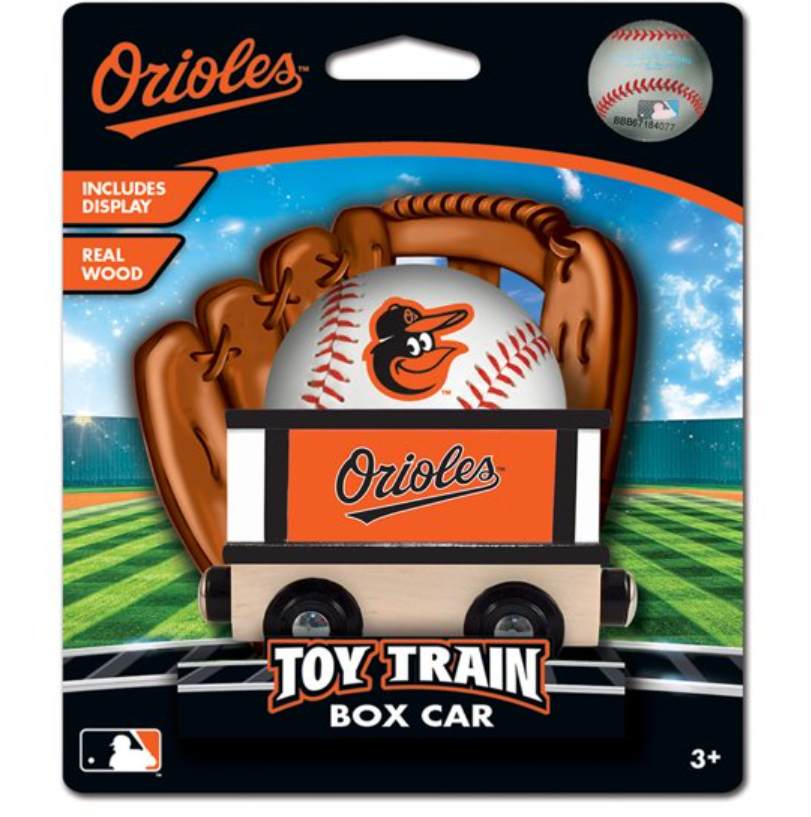Baltimore Orioles  MLB MasterPieces Wood Train Box Car