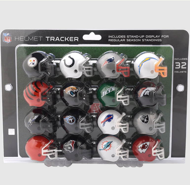 NFL Riddell 32 Piece Helmet Tracker Set