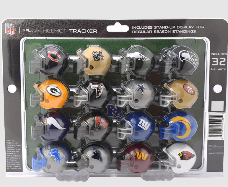 NFL Riddell 32 Piece Helmet Tracker Set