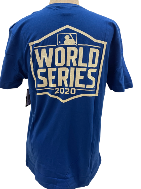 Los Angeles Dodgers New Era Commemorative 2020 World Series T-shirt- Blue