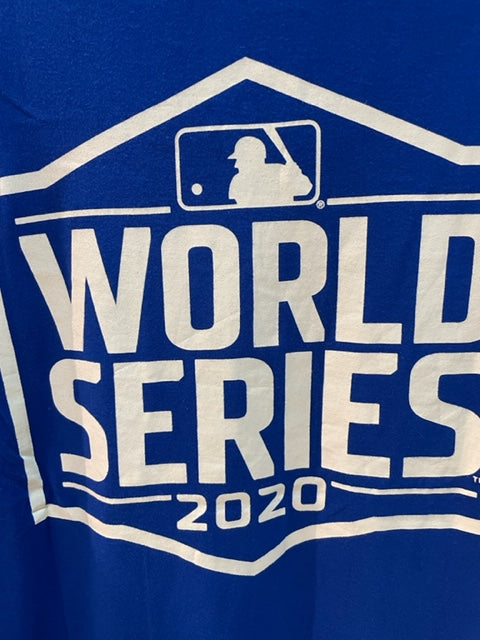 Los Angeles Dodgers New Era Commemorative 2020 World Series T-shirt- Blue
