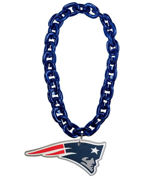 New England Patriots Logo Aminco Foam Fan Chain- Navy