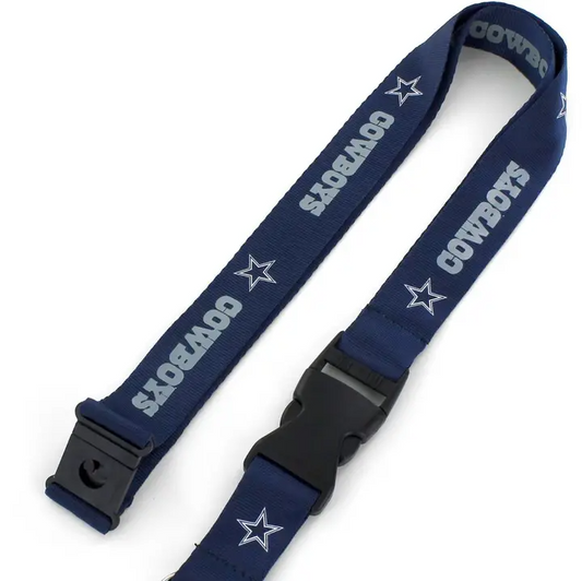 Dallas Cowboys Aminco Blue Team Lanyard
