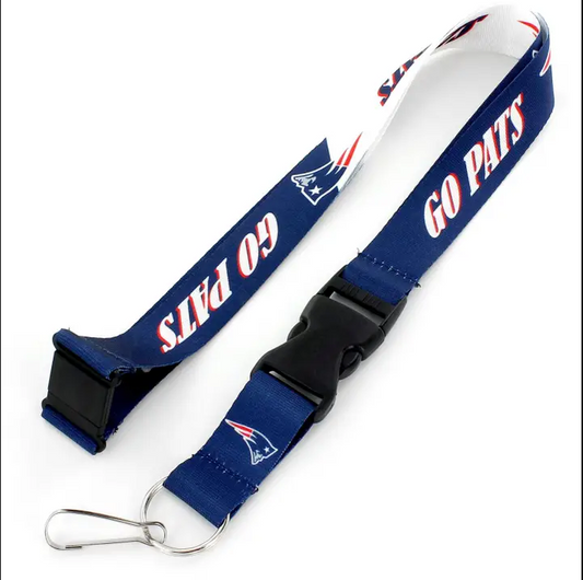New England Patriots Amicno Slogan Lanyard