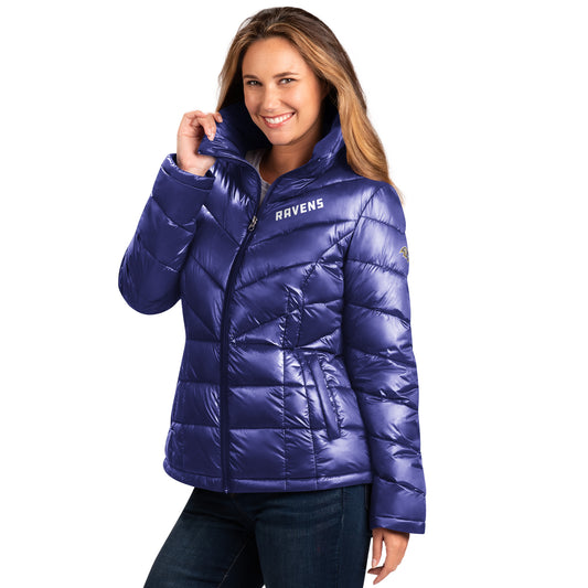 Baltimore Ravens Team Tailgate Womens Jacket - Purple