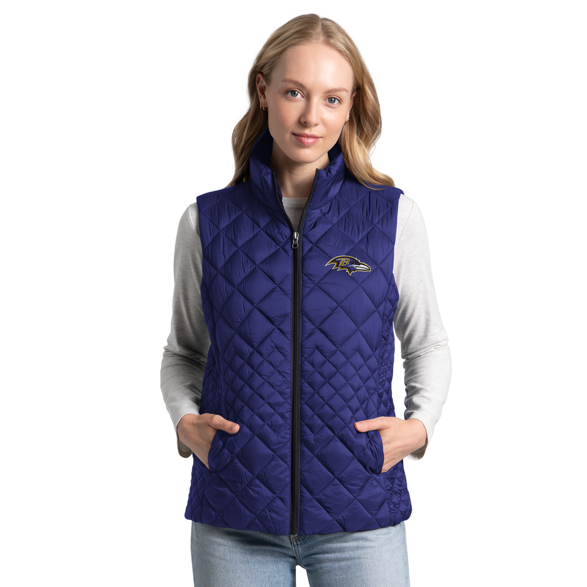 Baltimore Ravens G-III Women's Punt Puffer Vest