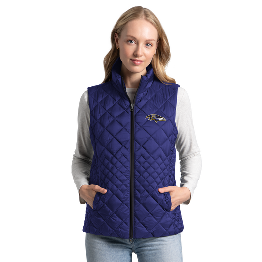Baltimore Ravens G-III Women's Punt Puffer Vest