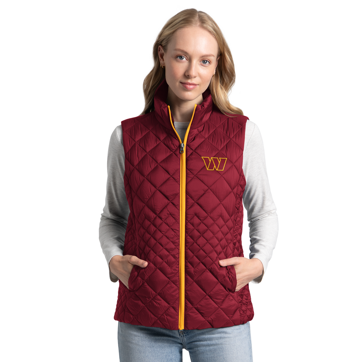Washington Commanders G-III Women's Punt Puffer Vest