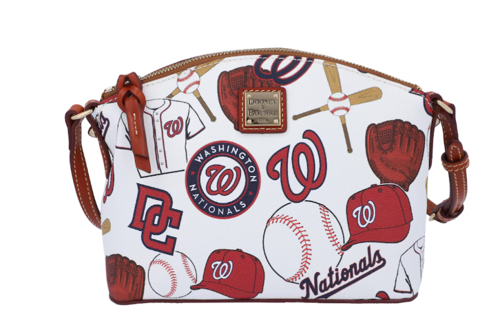 Washington Nationals Dooney & Bourke Suki Crossbody With Medium Wristlet