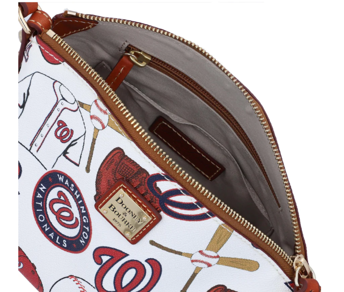 Washington Nationals Dooney & Bourke Suki Crossbody With Medium Wristlet