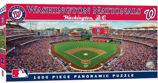 Washington Nationals Masterpieces 1000 Piece Center View Panoramic Jigsaw Puzzle