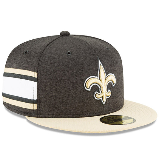 New Orleans Saints New Era  Sideline Graphite 59fifty Fitted Hat