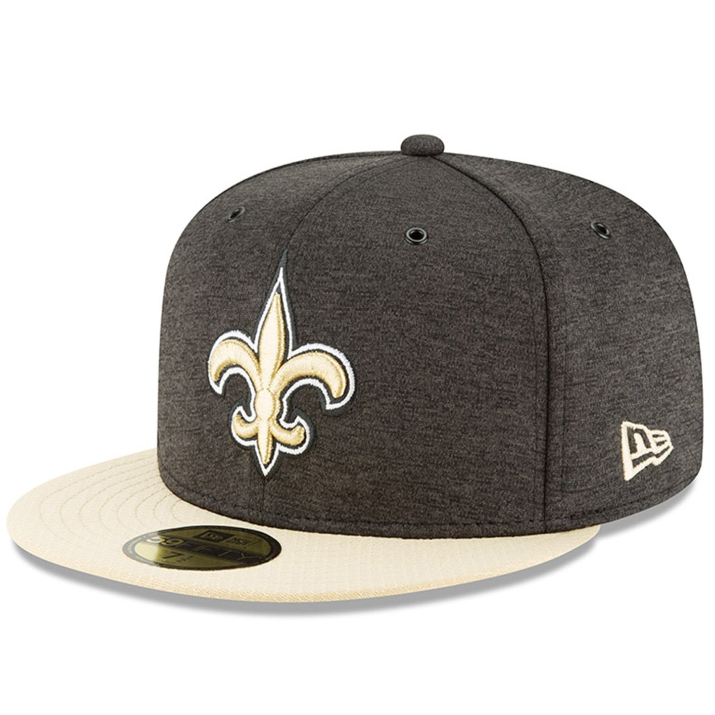 New Orleans Saints New Era  Sideline Graphite 59fifty Fitted Hat