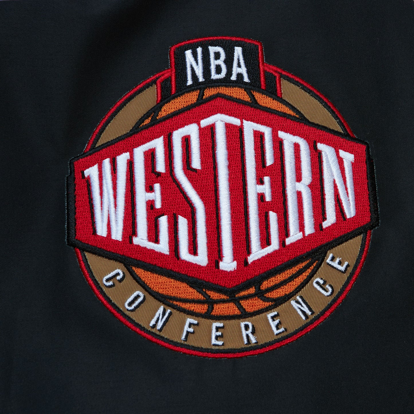 Los Angeles Lakers Mitchell & Ness Exploded Logo Warm Up Full Zip Jacket - Black