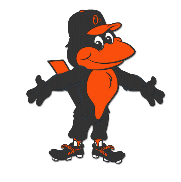 Baltimore Orioles Wincraft Logo Bird Pin