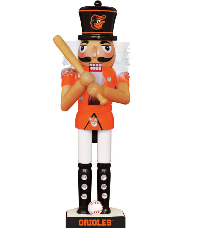 Baltimore Orioles Master Piece 12" Wooden Nutcracker