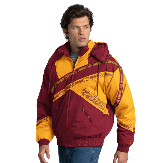 Washington Commanders Pro Player Double Tape Hooded Jacket