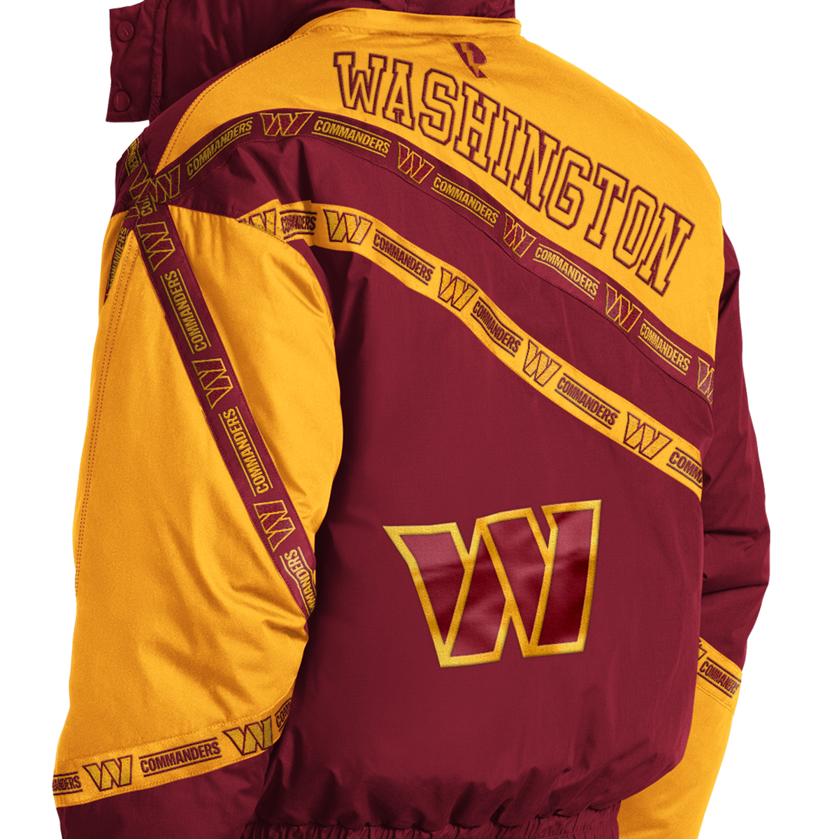 Washington Commanders Pro Player Double Tape Hooded Jacket