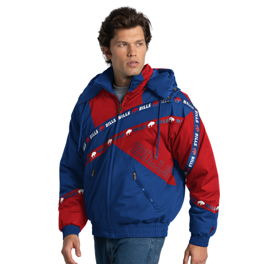 Buffalo Bills Pro Player Double Tape Hooded Jacket