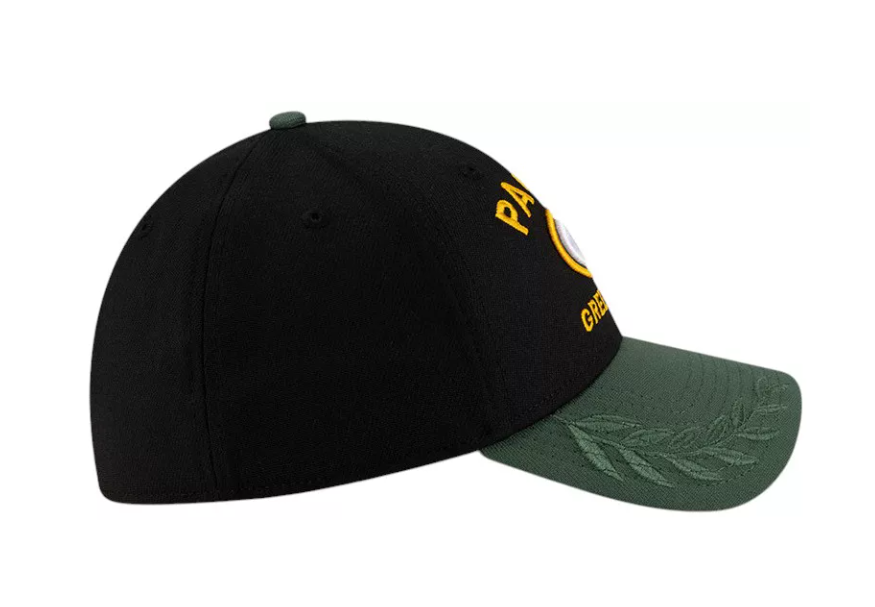 Green Bay Packers New Era 2025 Draft 39THIRTY Flex Hat -Green/Black