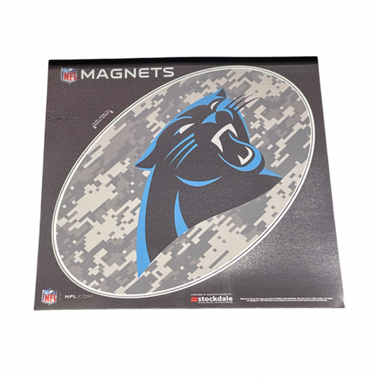 Panthers 6x6 Camo Team Magnet