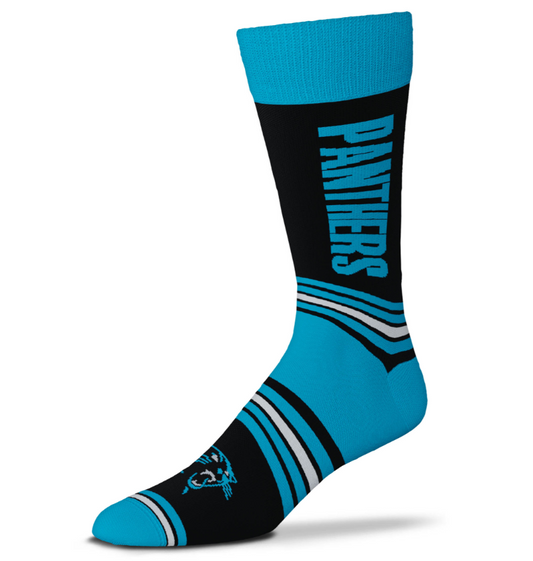 Carolina Panthers For Bare Feet Go Team Socks OSFM