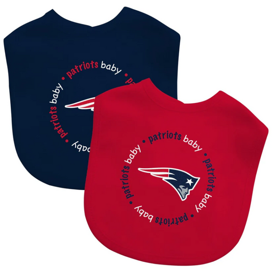 New England Patriots Masterpiece 2 pack Baby Bibs