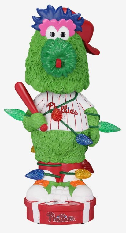 Philadelphia Phillies FOCO Collectibles Phillie Phanatic Holiday String Light Bobblehead