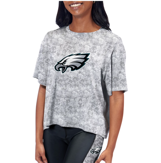 Philadelphia Eagles Certo Women's Camo Turn Out T-Shirt