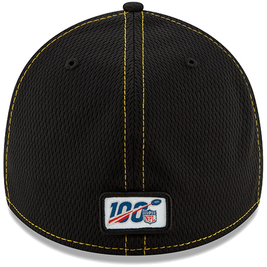 Pittsburgh Steelers New Era 2019 Sideline Road Established 39THIRTY Flex Hat