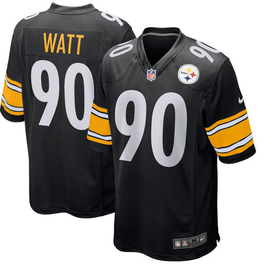Pittsburgh Steelers Nike #90 T.J Watt Youth Jersey-Black