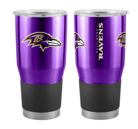 Baltimore Ravens Logo Brands 30 oz Power Coat Ultra Tumbler