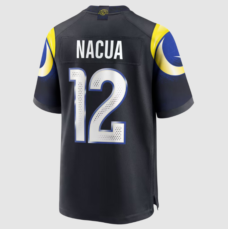 Los Angeles Rams Nike #12 Puka Nacua Youth Rivalries Collection Game Jersey