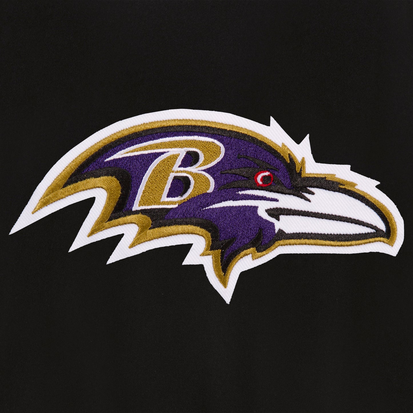 Baltimore Ravens JH Design Reversible Full-Snap Jacket - Black