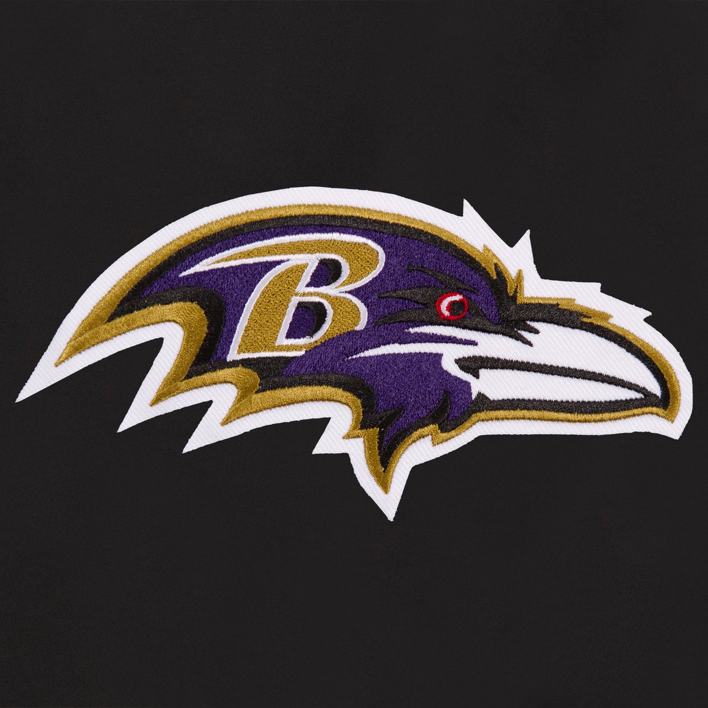 Baltimore Ravens JH Design Reversible Full-Snap Jacket - Black