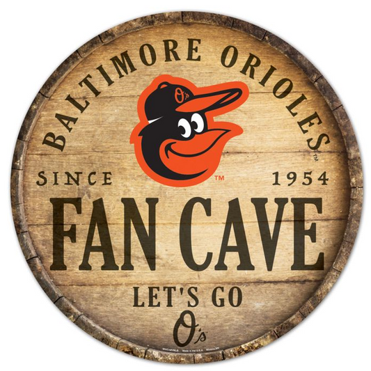 Baltimore Orioles Wincraft 14" RFC Wooden Sign