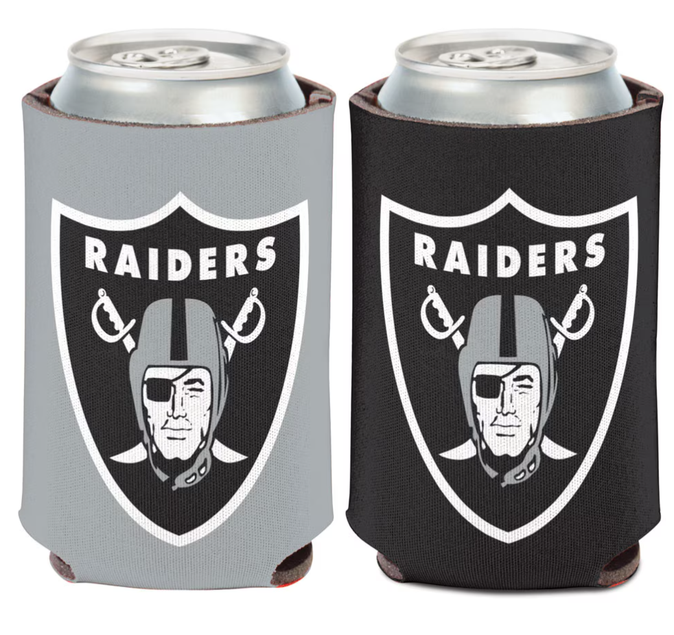 Las Vegas Raiders Team Logo 2sided Can Cooler