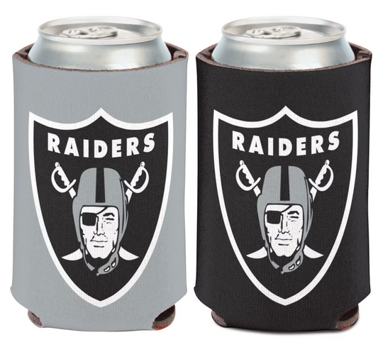 Las Vegas Raiders Team Logo 2sided Can Cooler
