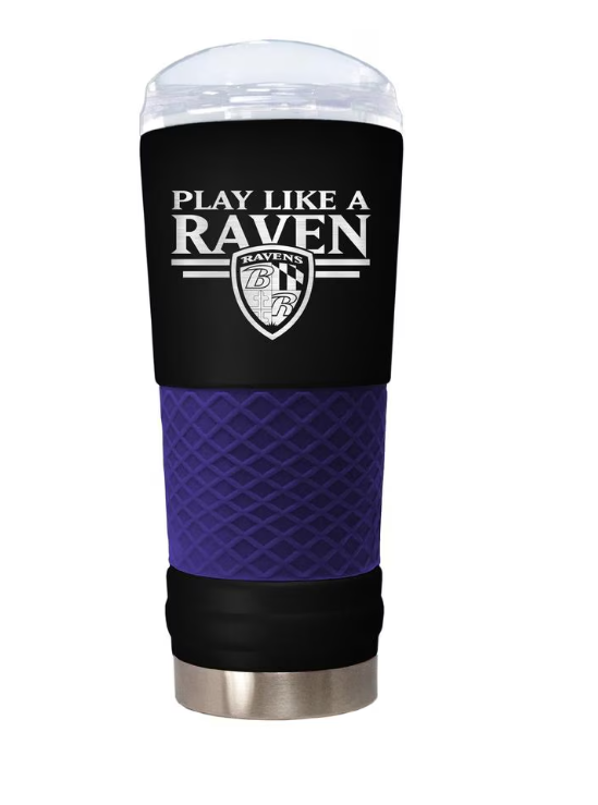 Baltimore Ravens Rally Cry "The Draft" Stainless Steel 24oz Tumbler