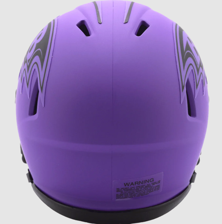 Baltimore Ravens Riddell Rave Purple Speed Mini Helmet