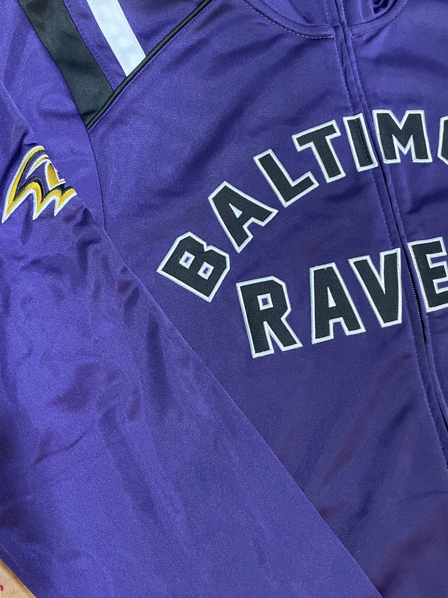 Baltimore Ravens G-III Pinch Hitter Track Jacket -Purple