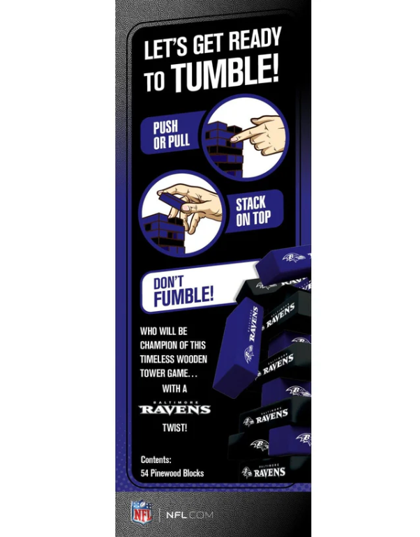 Baltimore Ravens Masterpieces Tumble Tower