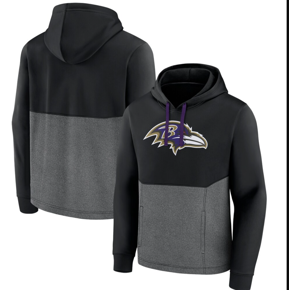 Baltimore Ravens Fanatics Black Winter Camp Pullover Hoodie