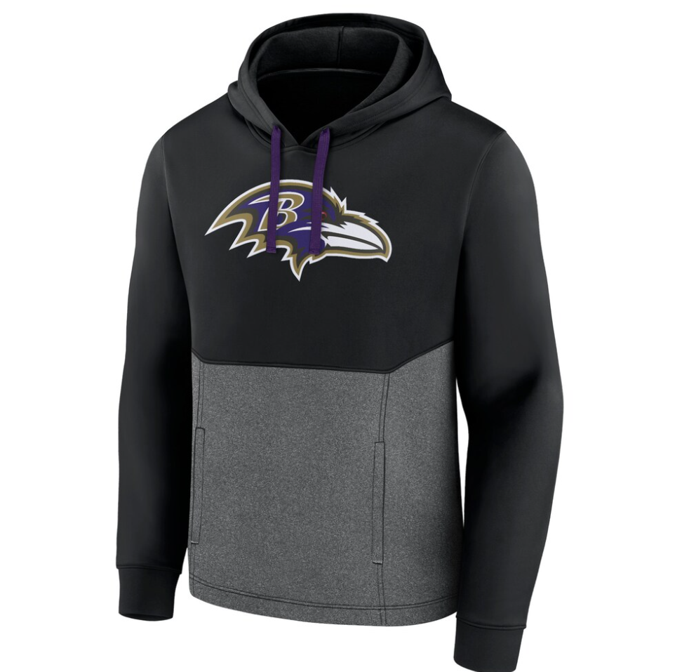 Baltimore Ravens Fanatics Black Winter Camp Pullover Hoodie